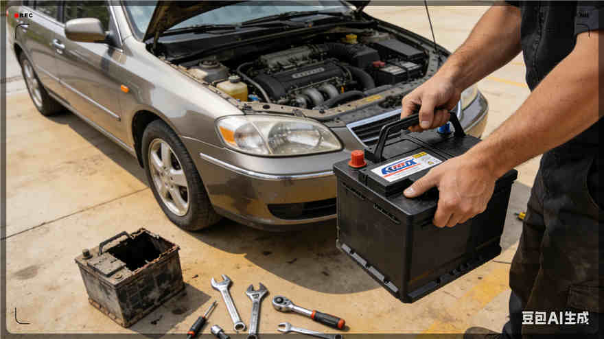 铜梁区汽车换电瓶电话【案例】